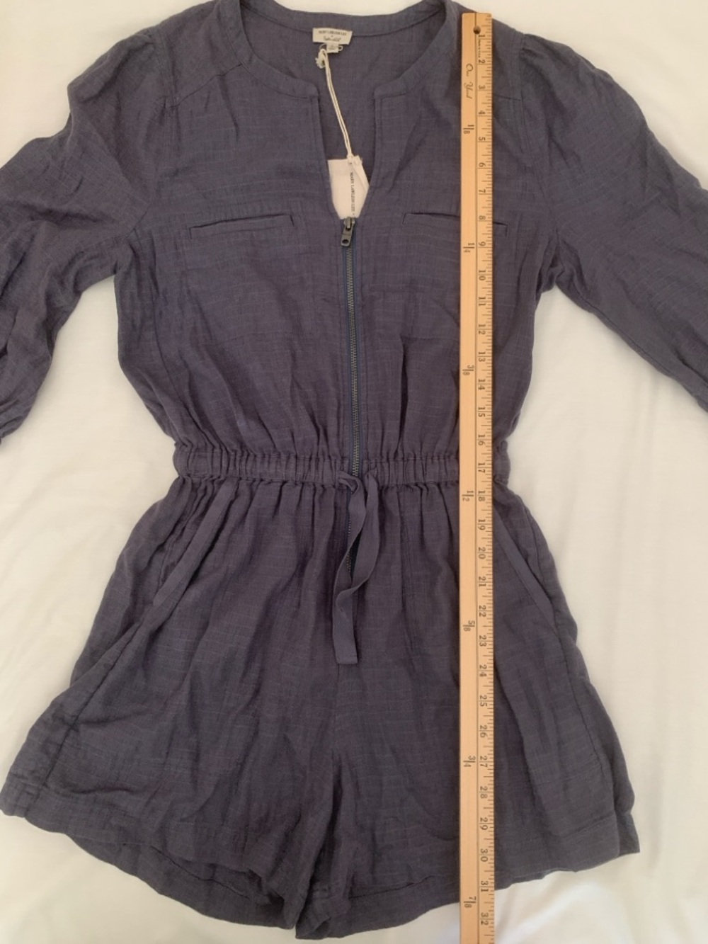 Mary Lawless Lee Zip-Front Romper Size Small NWT - Picture 10 of 13